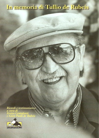 Tullio de Rubeis, nella foto di Febo Grimaldi in copertina al volume edito nel Ventennale.