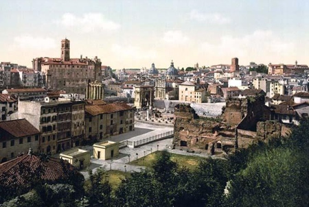 Roma, vista dal Palatino.1890.