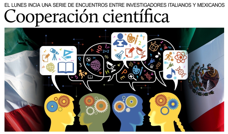 El lunes el 1 de 3 encuentros entre investigadores italianos y mexicanos.