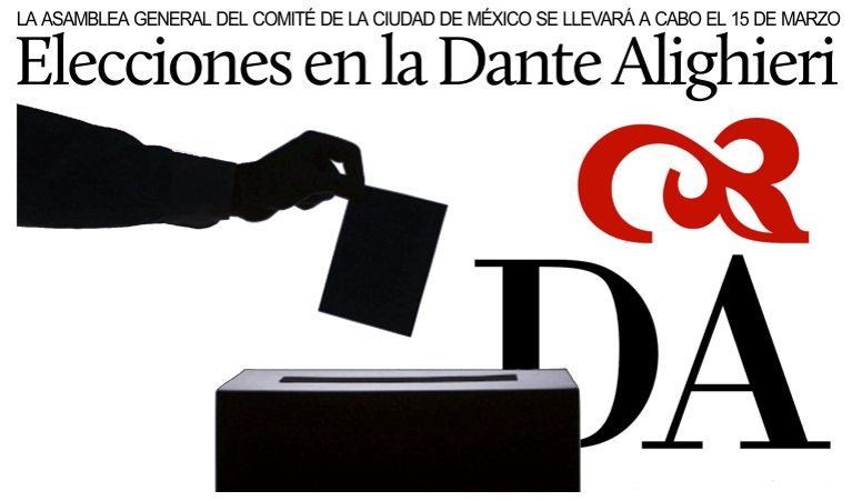 El 15 de marzo habr elecciones en la Dante Alighieri de la Ciudad de Mxico.