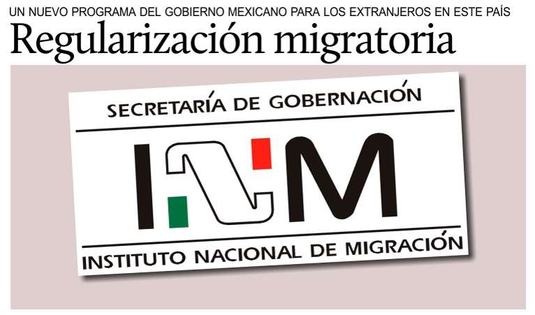 Nuevo programa de regularizacin migratoria en Mxico.