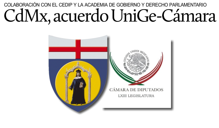 Acuerdo entre la Universidad de Gnova y la Cmara de Diputados mexicana.