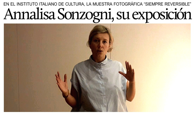 Inauguran hoy en la CdMx la exposicin fotogrfica Siempre reversible de Annalisa Sonzogni.
