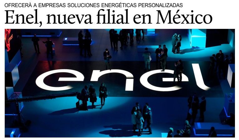 Enel anuncia en Mxico soluciones energticas a la medida para empresas.