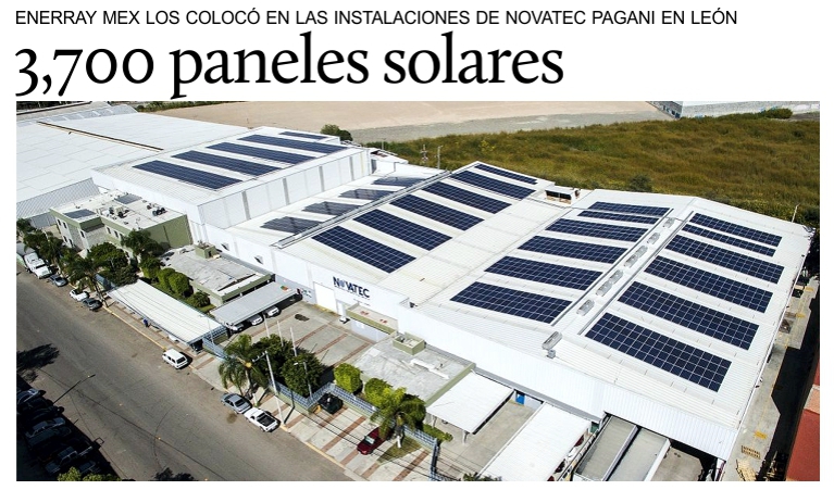 Italia impulsa la energa solar en Mxico.