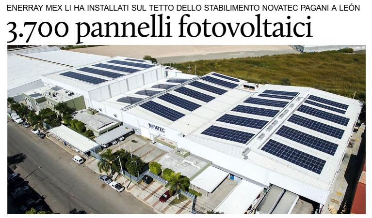 L'Italia promuove l'energia solare in Messico.