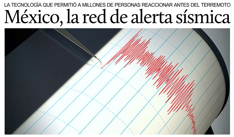 El sistema de alerta sismica de Mxico.