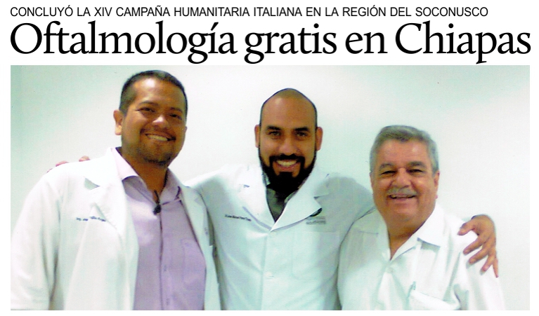 Concluy otra campaa humanitaria italiana en Chiapas.