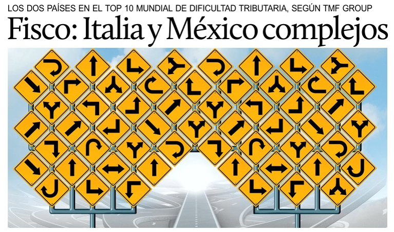 Italia y Mxico entre los pases con sistemas tributarios ms complicados.