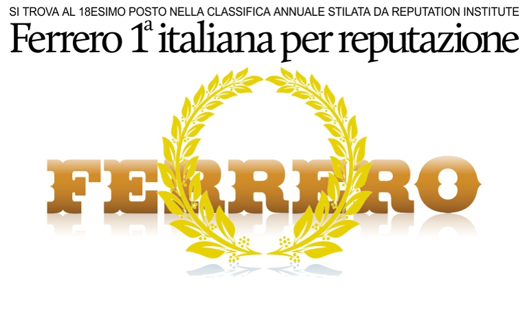  Ferrero la prima azienda italiana per reputazione al mondo. Poi Armani e Pirelli.