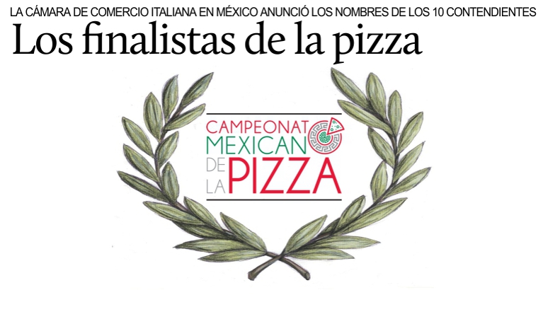 Los finalistas del Campeonato Mexicano de la Pizza 2018.