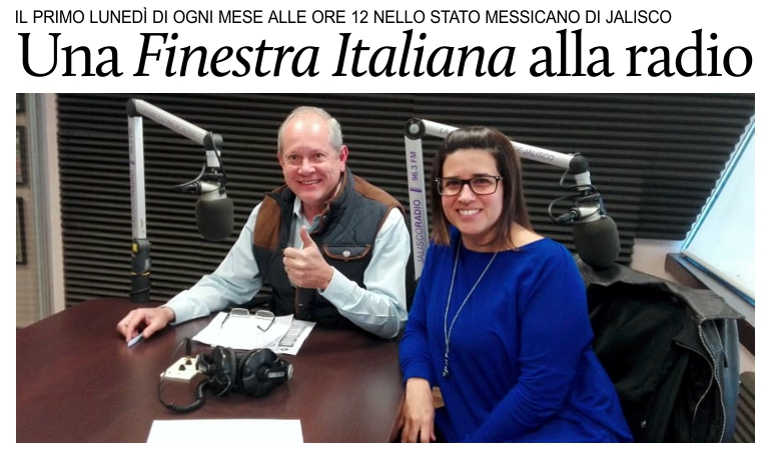 Finestra italiana, un programma radio sull'Italia in Jalisco.