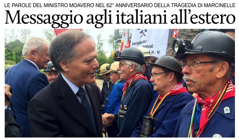Messaggio del Ministro Moavero agli italiani all'estero.