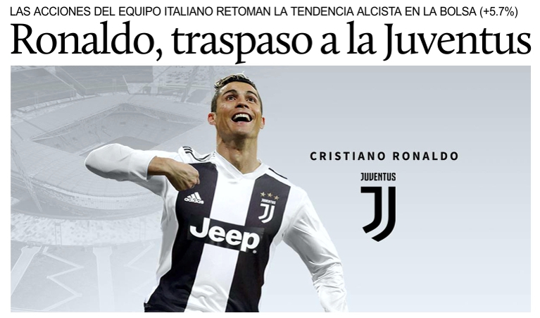 Cristiano Ronaldo nueva estrella de Juventus.