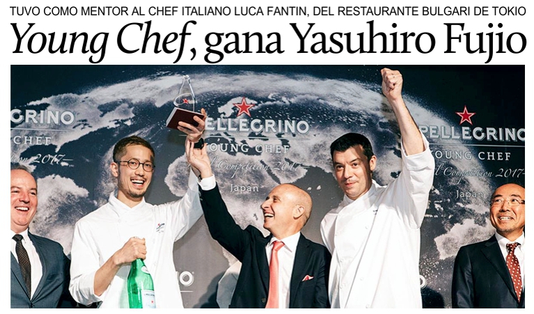 Young Chef: gana Yasuhiro Fujio asesorado por Luca Fantin.