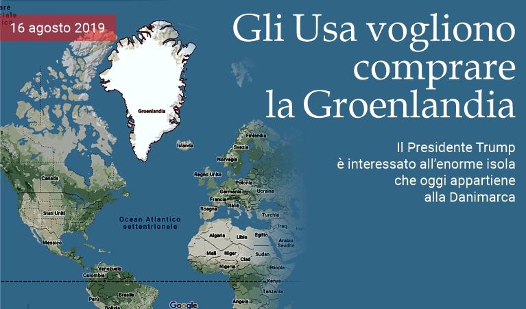 Gli Usa vogliono comprare la Groenlandia.