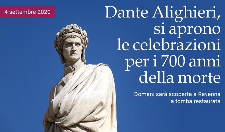 Dante, le celebrazioni a 700 anni dalla morte