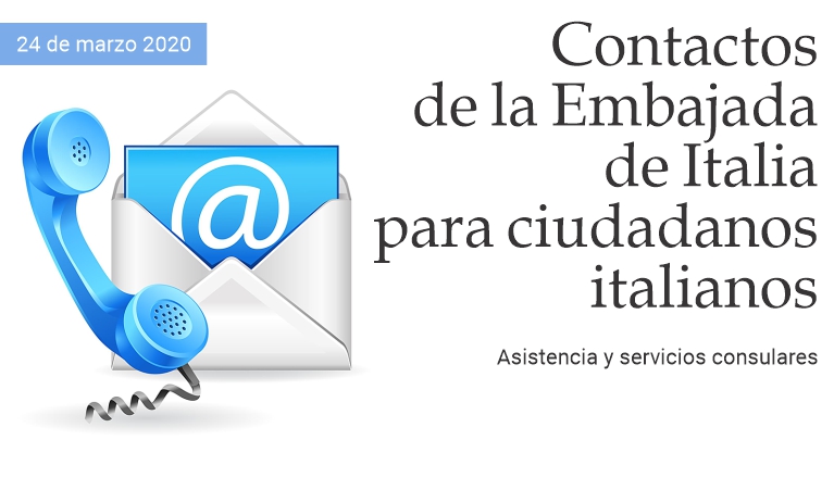 Contactos de la Embajada para ciudadanos italianos