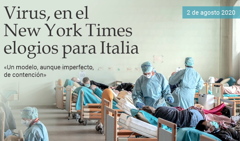 Virus, en el New York Times elogios para Italia