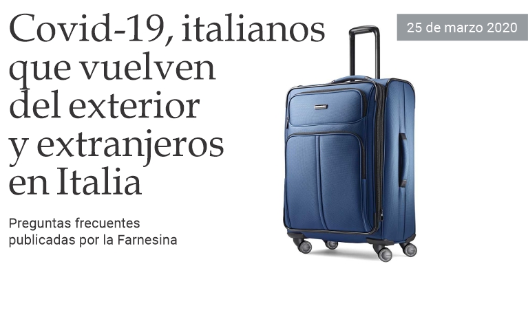 Iitalianos que vuelven del exterior y extranjeros en Italia