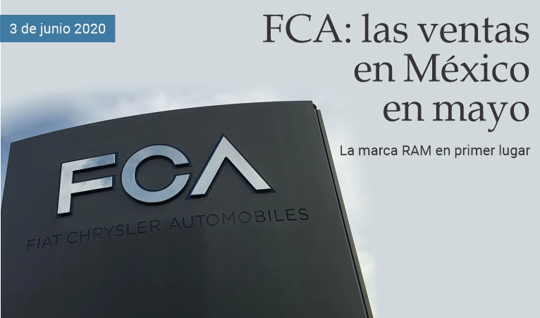 FCA: las ventas en Mxico en mayo de 2020