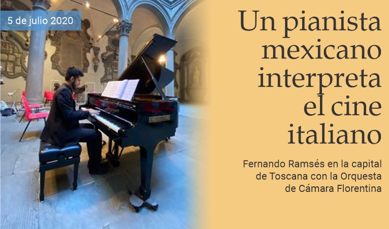 Un pianista mexicano interpreta el cine italiano