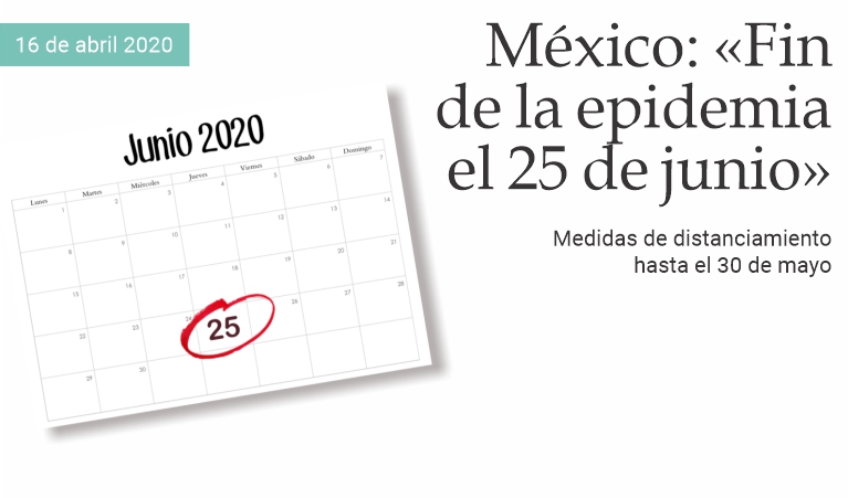 Mxico: Fin de la epidemia el 25 de junio