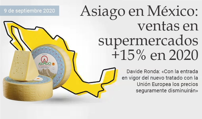 Asiago en Mxico: ventas en supermercados +15%