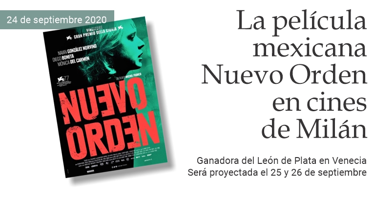 La pelcula mexicana Nuevo Orden en cines de Miln