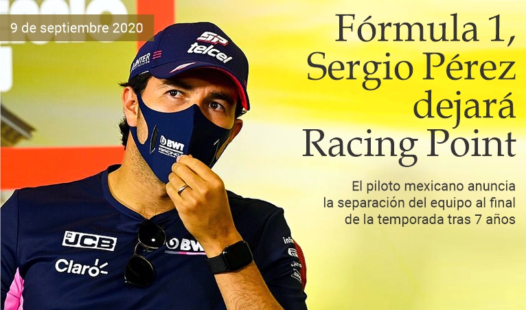 F1, Sergio Prez dejar Racing Point