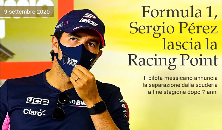 F1, Sergio Prez lascia la Racing Point