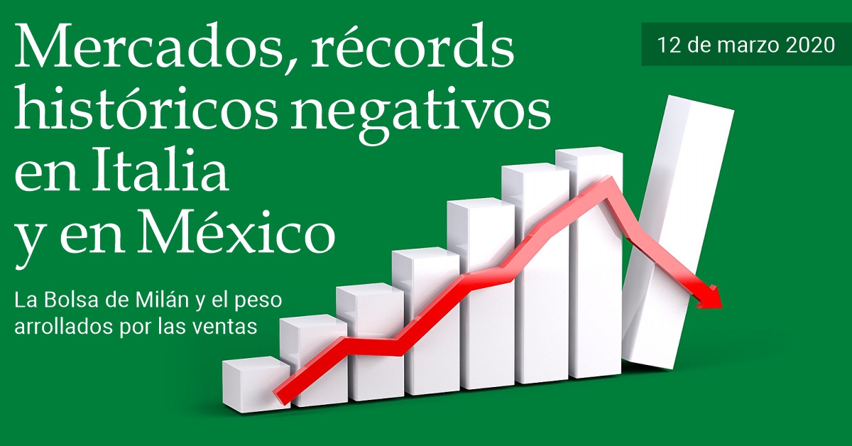 Mercados Records Negativos En Italia Y Mexico