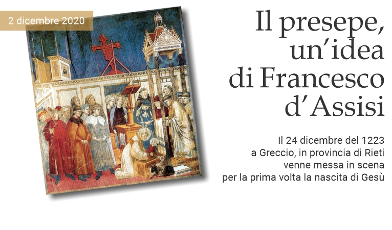 Il presepe, un'idea di Francesco d'Assisi