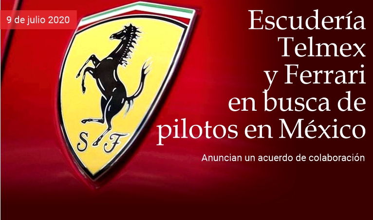 Escudera Telmex y Ferrari buscan pilotos en Mxico
