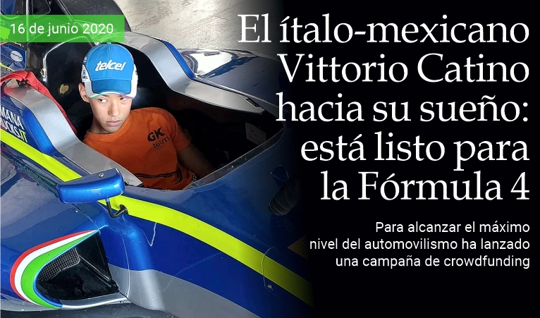 El talo-mexicano Vittorio Catino listo para la F4