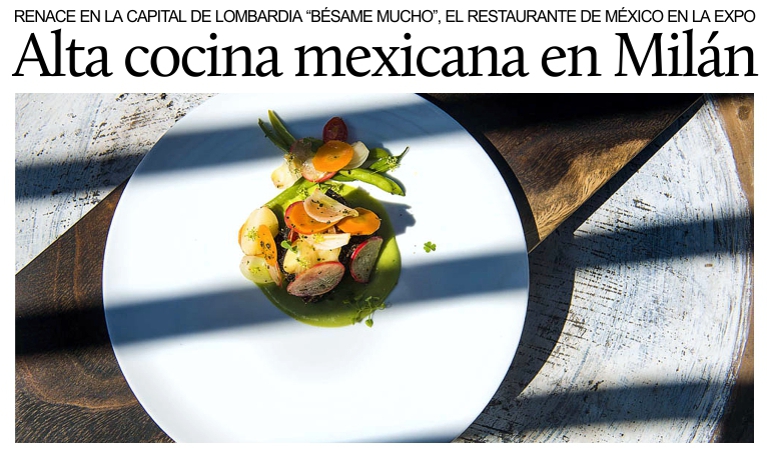 El restaurante del pabelln mexicano de Expo 2015 renace en Miln.