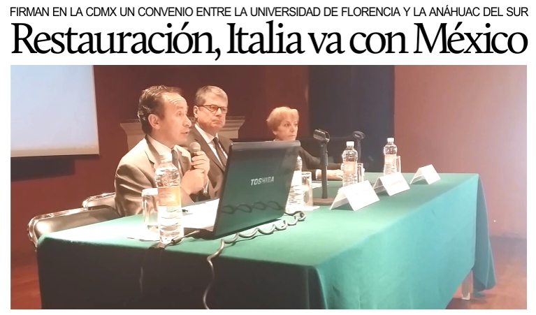Italia y Mxico firman acuerdos de cooperacin para la conservacin del patrimonio cultural.