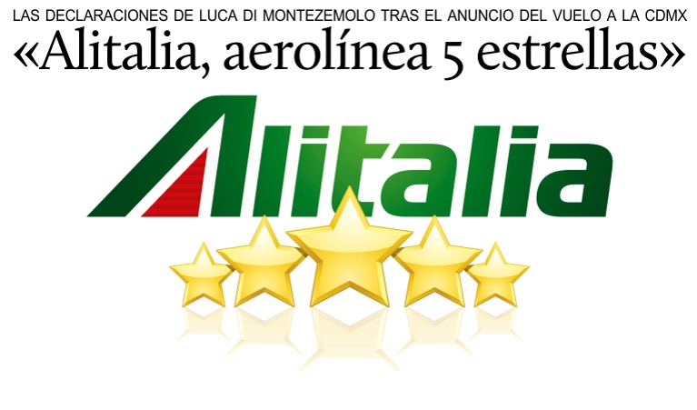 Montezemolo: La meta de Alitalia es convertirse en una aerolnea de 5 estrellas.