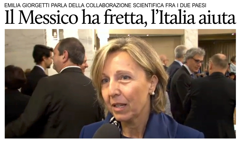 Il Messico cerca di recuperare il ritardo nella ricerca scientifica con l'aiuto dell'Italia.