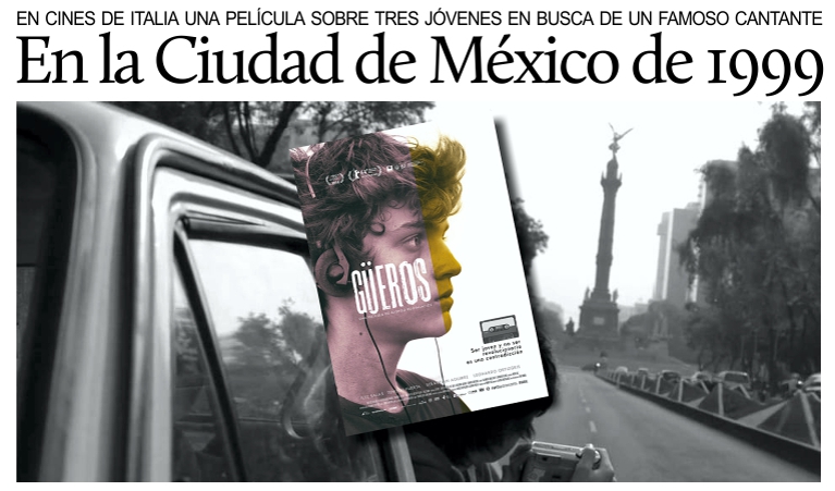 Llega a Italia �G�eros�, pel�cula sobre 3 j�venes en busca de un cantante.