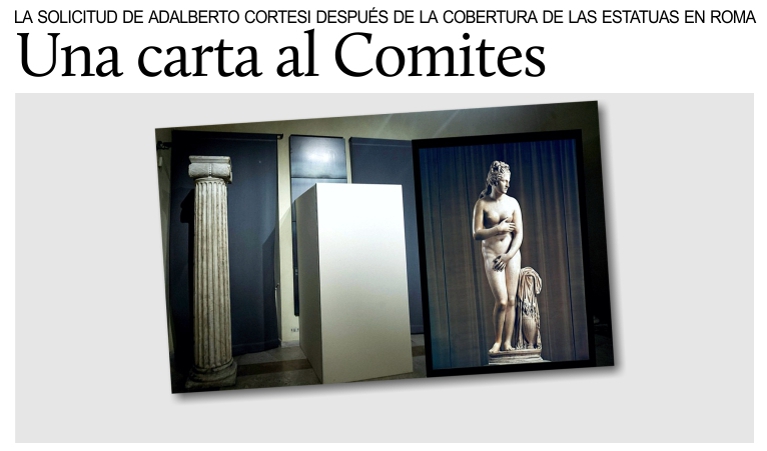 Carta abierta de Adalberto Cortesi a los miembros del Comites en Mxico.