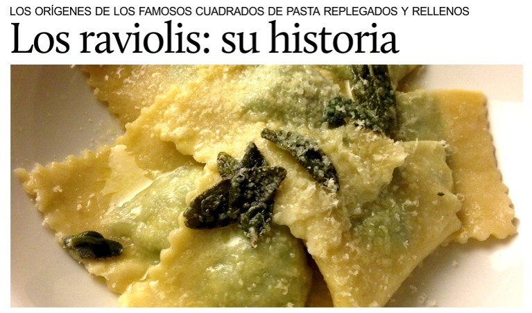 La historia de los raviolis (y una receta sencilla).