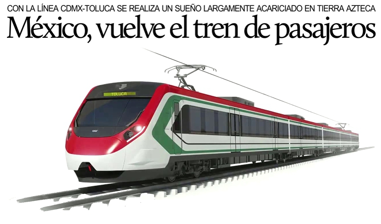 Tras 20 a�os, vuelven los trenes de pasajeros a M�xico.