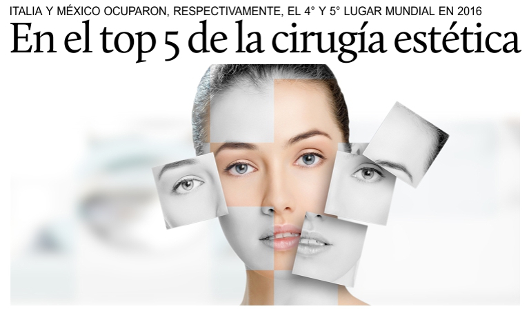 Cirug�a cosm�tica: Italia y M�xico entre los primeros del mundo.