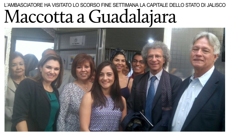 L'Ambasciatore Maccotta a Guadalajara.