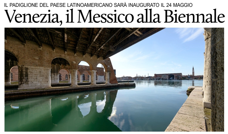 Il Messico alla Biennale di Architettura di Venezia.