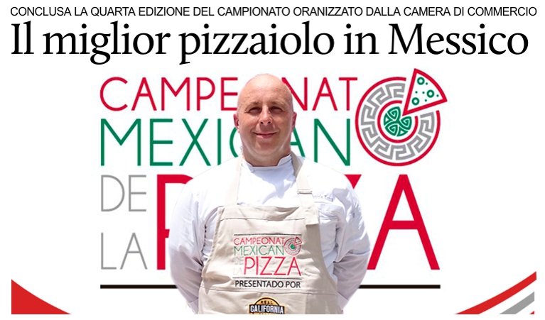 Daniele Tonin � il miglior pizzaiolo in Messico.