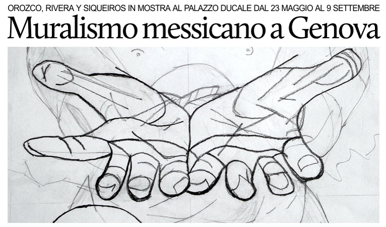 La pittura dei grandi muralisti messicani a Genova.