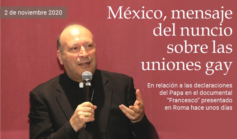 Mensaje del nuncio en M�xico sobre las uniones homosexuales