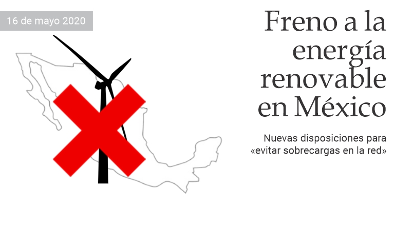 Freno a la energa renovable en Mxico